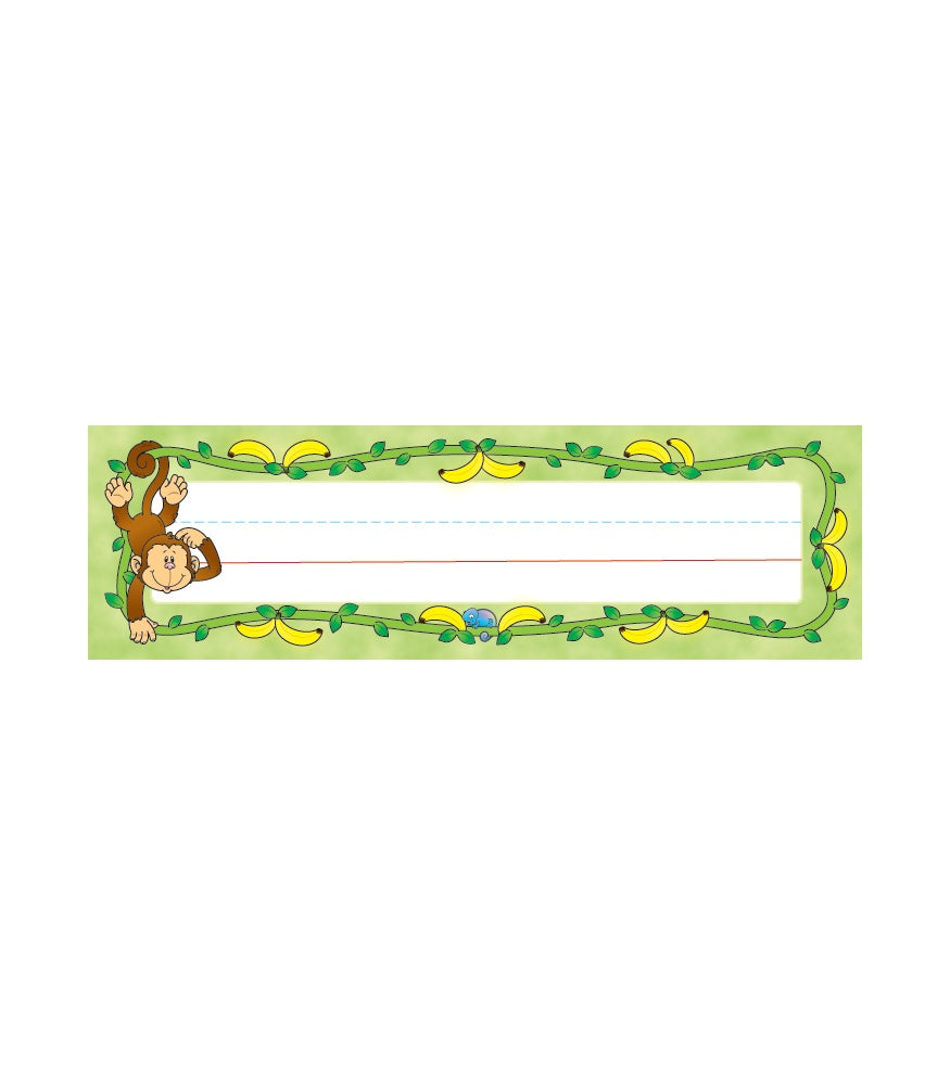 Desk Top Name Plates - Monkey Pack of 36