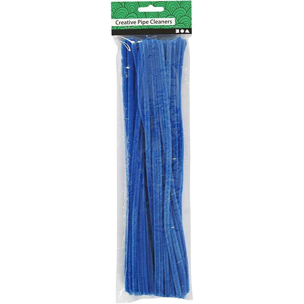 Pipe Cleaners - Dark Blue - 30cm Pack of 50