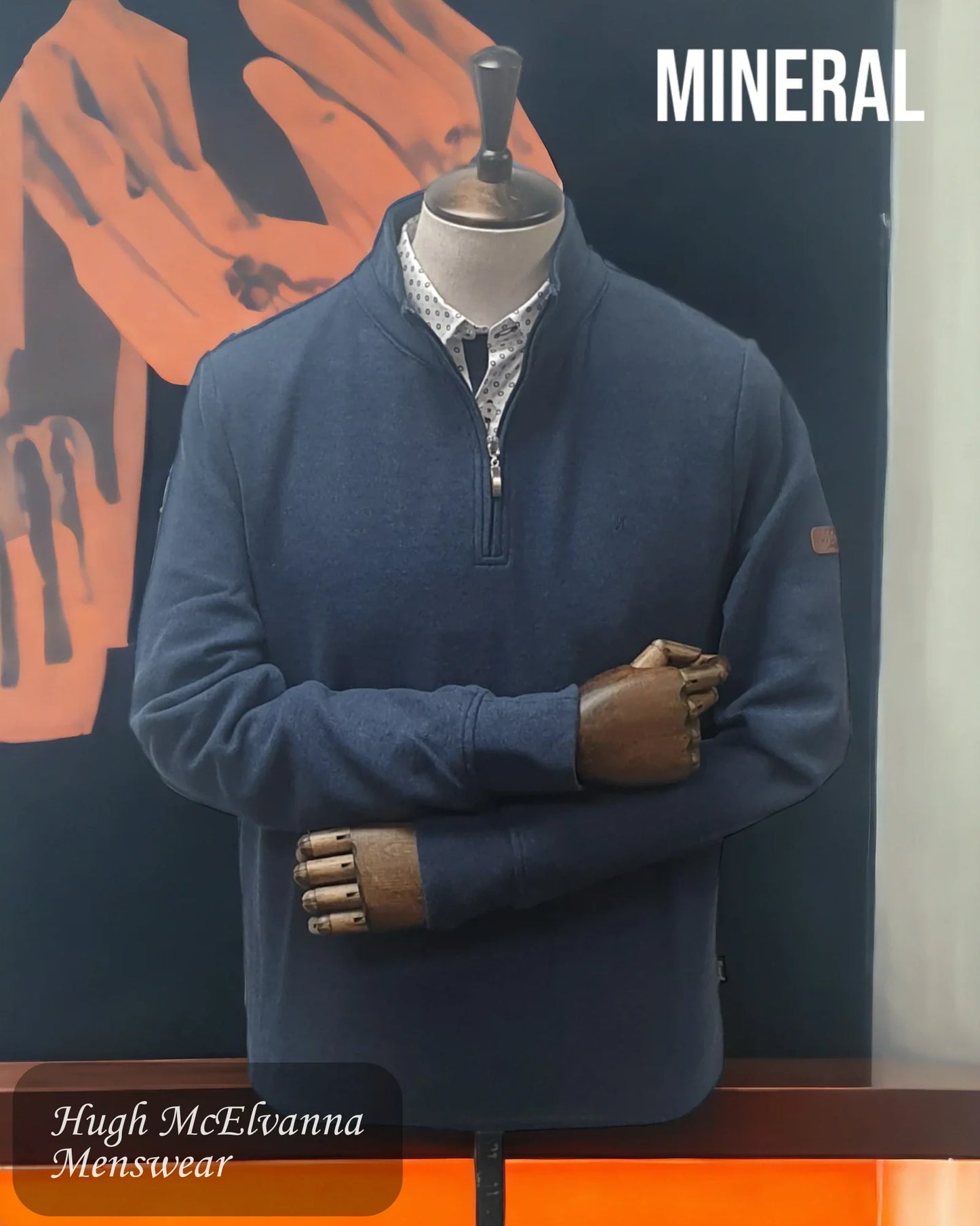 Mineral INDIGO Kentucky Quarter Zip