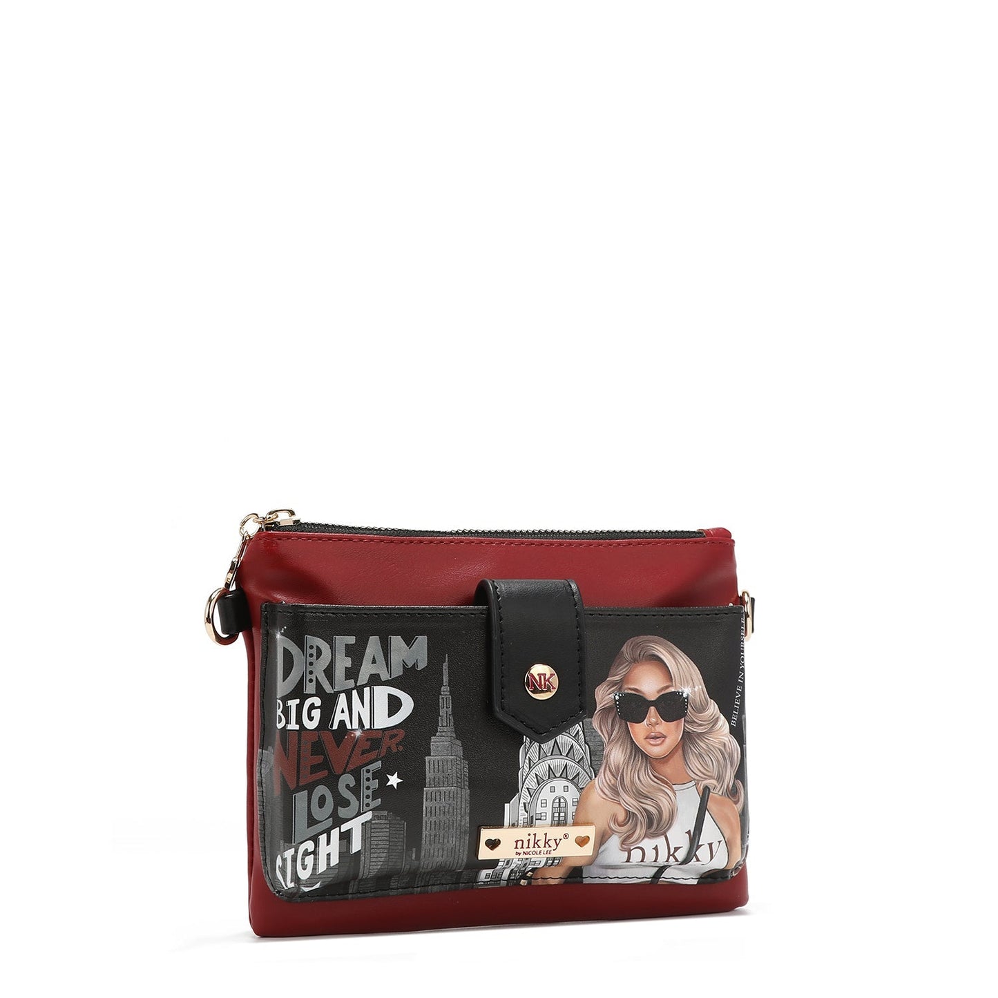 BANDOLERA COMPACTA ZIP AND SNAP DREAMER