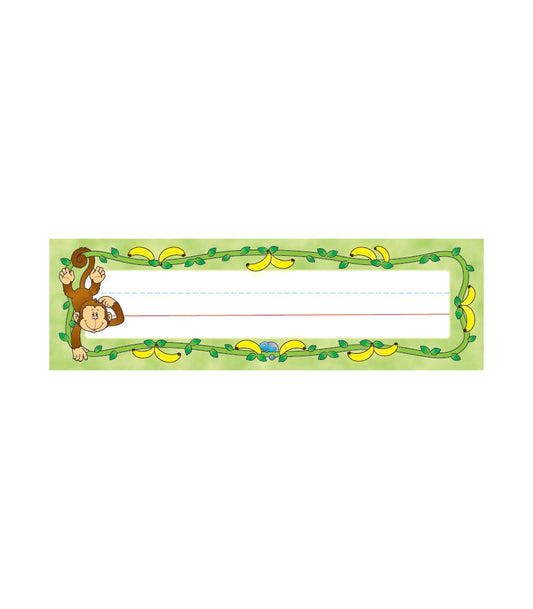 Desk Top Name Plates - Monkey Pack of 36