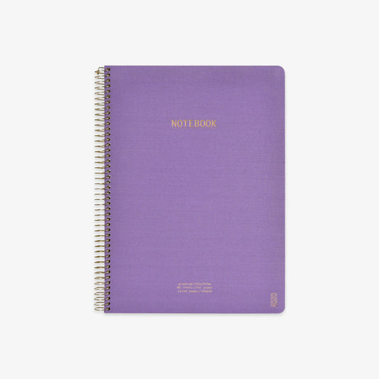 KOZO SPIRAL-BOUND NOTEBOOK A4 // PERIWINKLE