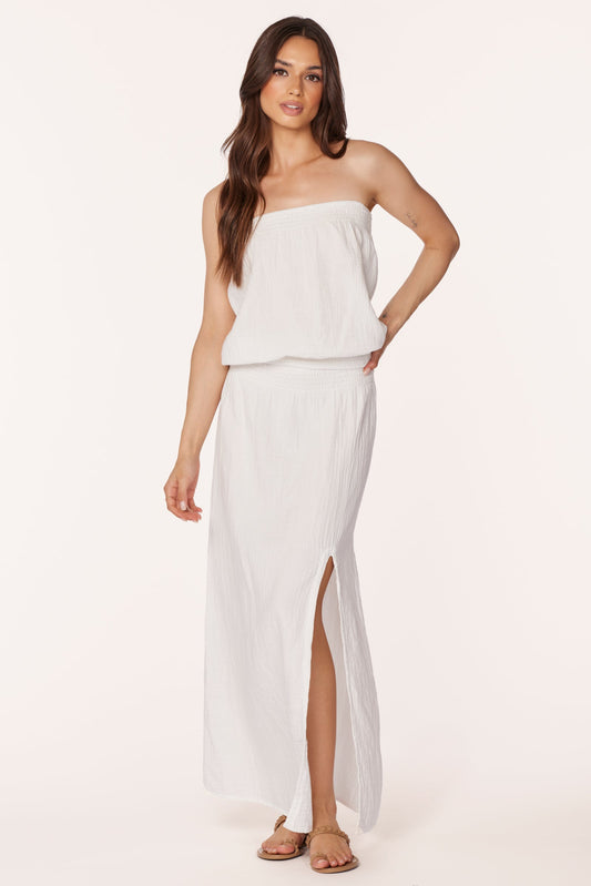 MAXI SKIRT WITH FRONT SLIT