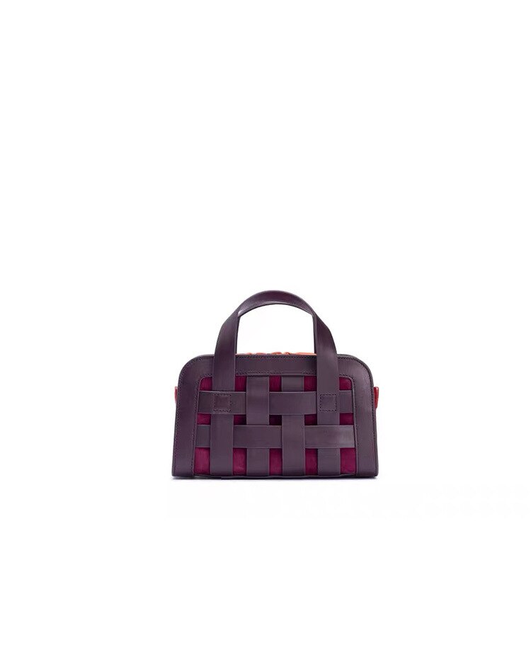 Square Mini Shoulder Bag, Crossbody Handbag With Handles, Foldover Faux Leather Small Size, Patch Mini Bags For Women
