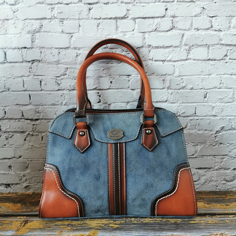Luxury High Quality Leather Women Handbags Vintage Ladies Shoulder Bags Female Crossbody Bag Large Capacity Travel Casual Tote