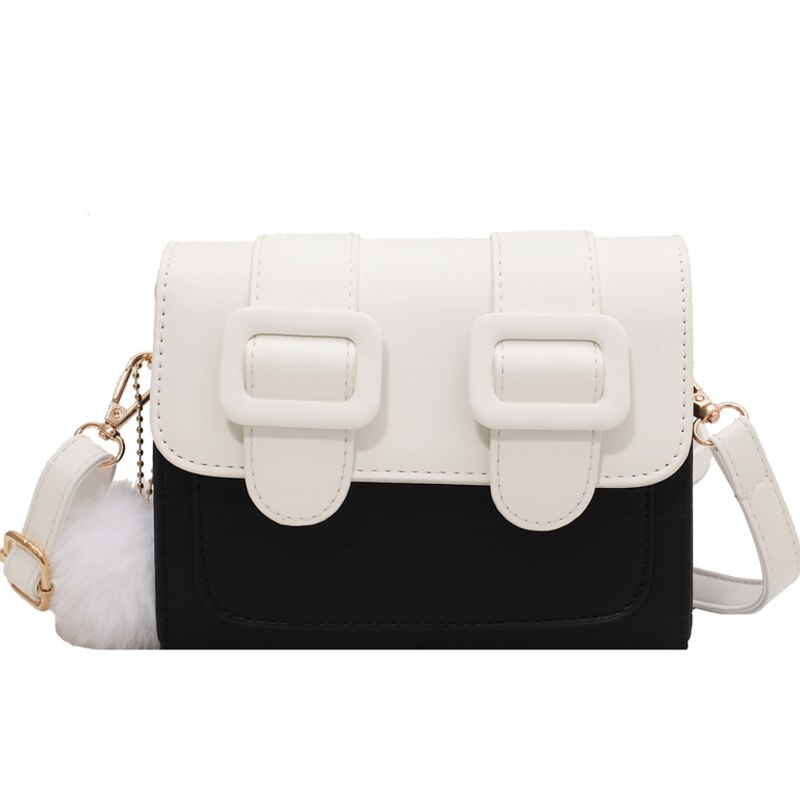Fashion Ladies Crossbody Bags With Plush Pendant 2022 Winter New Shoulder Bag For Women Designer Brand Trend Messenger Bag Purse
