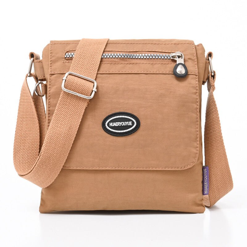 Kylethomasw Nylon Waterproof Ladies Shoulder Bags Female Handbag Multi Pockets Women Crossbody Bags Retro Messenger Bag for Women Coin Purse