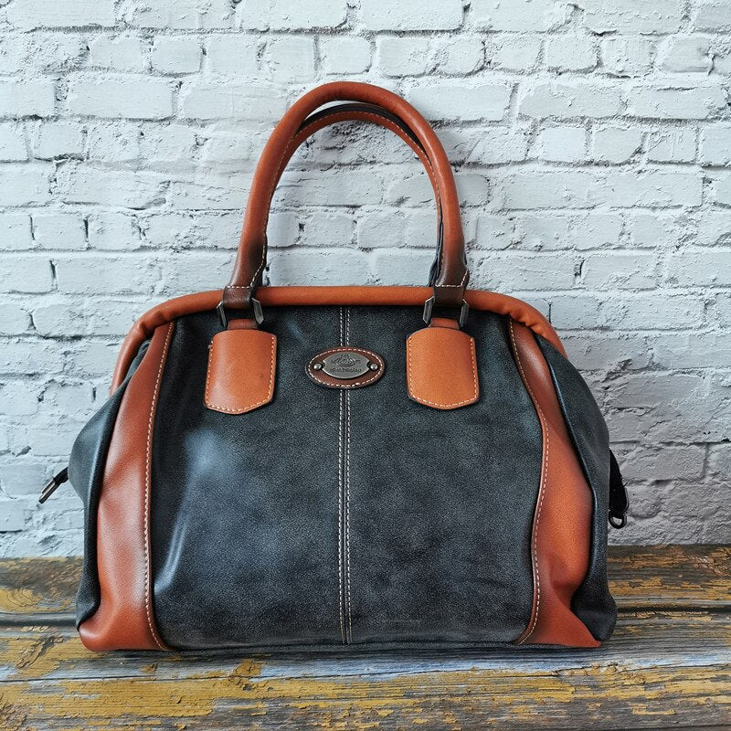 Luxury High Quality Leather Women Handbags Vintage Ladies Shoulder Bags Female Crossbody Bag Large Capacity Travel Casual Tote
