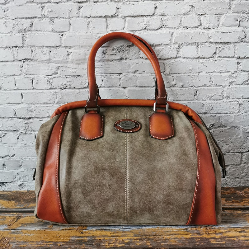 Luxury High Quality Leather Women Handbags Vintage Ladies Shoulder Bags Female Crossbody Bag Large Capacity Travel Casual Tote