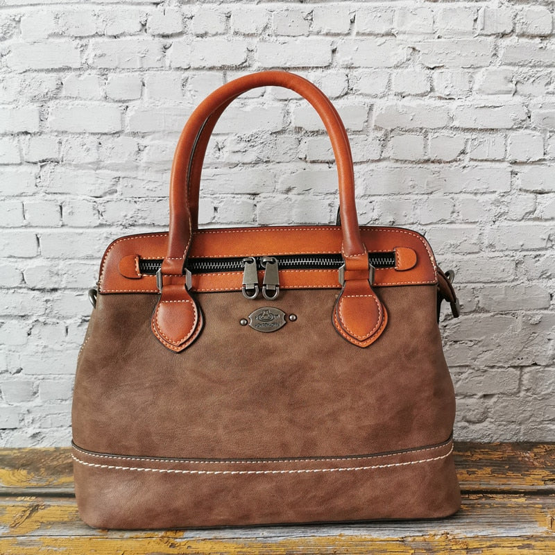Luxury High Quality Leather Women Handbags Vintage Ladies Shoulder Bags Female Crossbody Bag Large Capacity Travel Casual Tote