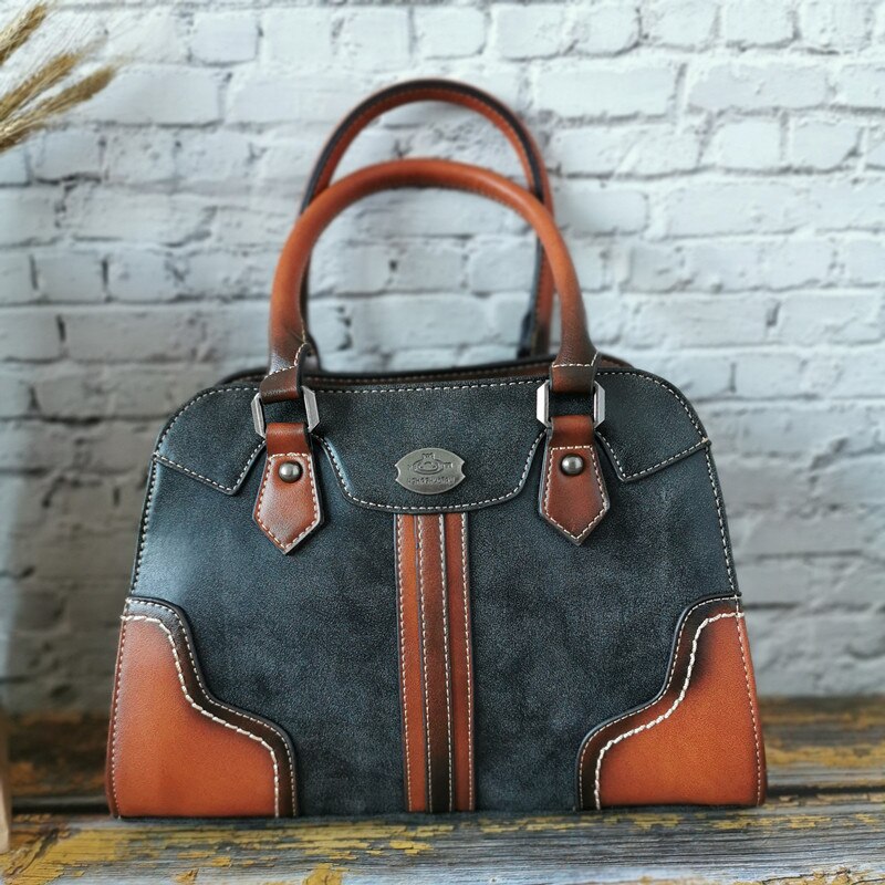 Luxury High Quality Leather Women Handbags Vintage Ladies Shoulder Bags Female Crossbody Bag Large Capacity Travel Casual Tote