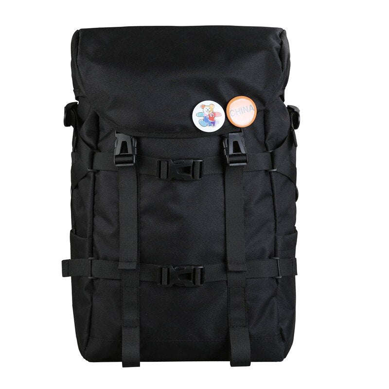 Tiptoegirls Leisure Travel Men Women Backpack Waterproof Oxford Rucksack Solid Color Light Convenient Simple Casual Bag