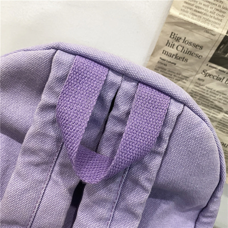 New Women Backpack Waterproof Men Nylon Color Contrast Schoolbag Multi Pocket Book Bag Laptop Unisex Solid Color Insert Buckle
