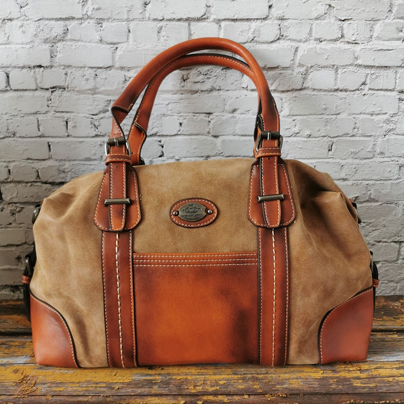 Luxury High Quality Leather Women Handbags Vintage Ladies Shoulder Bags Female Crossbody Bag Large Capacity Travel Casual Tote