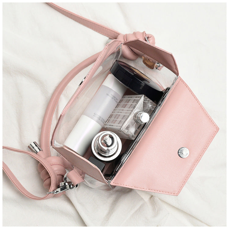 Kylethomasw PVC Jelly Luxury Women Design Handbags Crossbody Wallets Bag  2022 High Quality Girls Female Shopper Fashion Transparent Box Bag