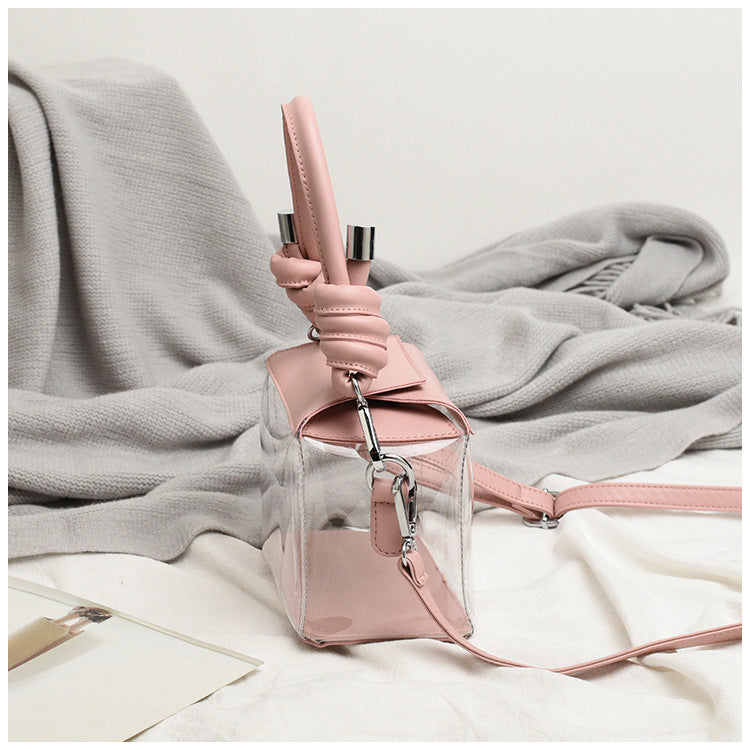 Kylethomasw PVC Jelly Luxury Women Design Handbags Crossbody Wallets Bag  2022 High Quality Girls Female Shopper Fashion Transparent Box Bag