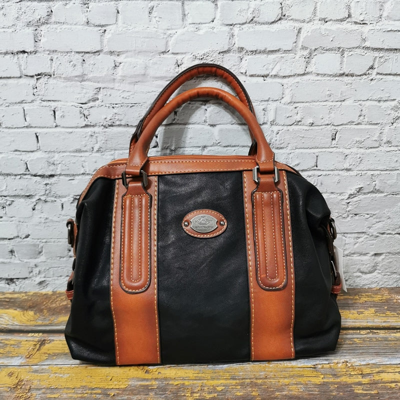 Luxury High Quality Leather Women Handbags Vintage Ladies Shoulder Bags Female Crossbody Bag Large Capacity Travel Casual Tote