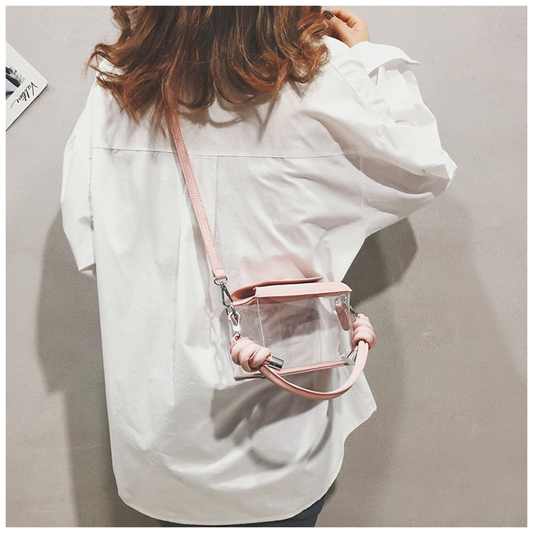 Kylethomasw PVC Jelly Luxury Women Design Handbags Crossbody Wallets Bag  2022 High Quality Girls Female Shopper Fashion Transparent Box Bag