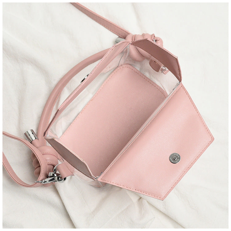 Kylethomasw PVC Jelly Luxury Women Design Handbags Crossbody Wallets Bag  2022 High Quality Girls Female Shopper Fashion Transparent Box Bag