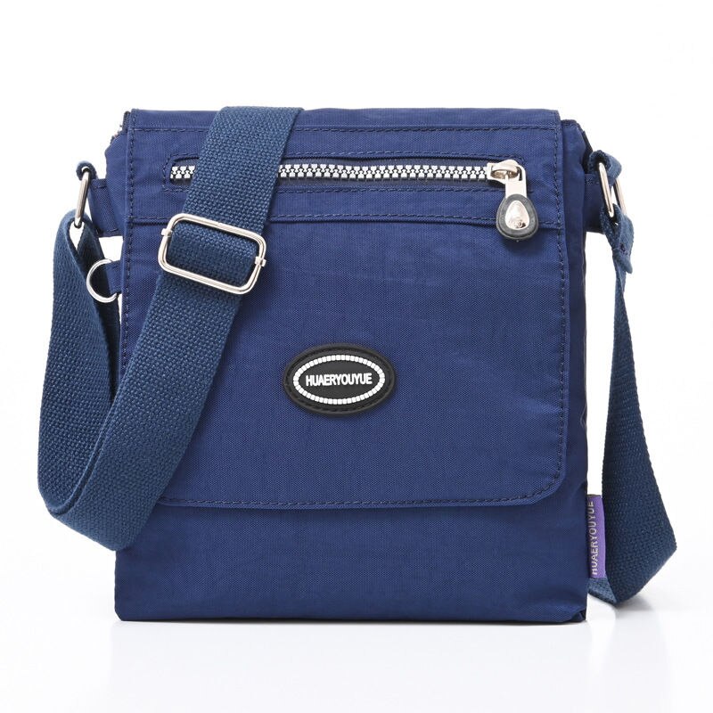 Kylethomasw Nylon Waterproof Ladies Shoulder Bags Female Handbag Multi Pockets Women Crossbody Bags Retro Messenger Bag for Women Coin Purse