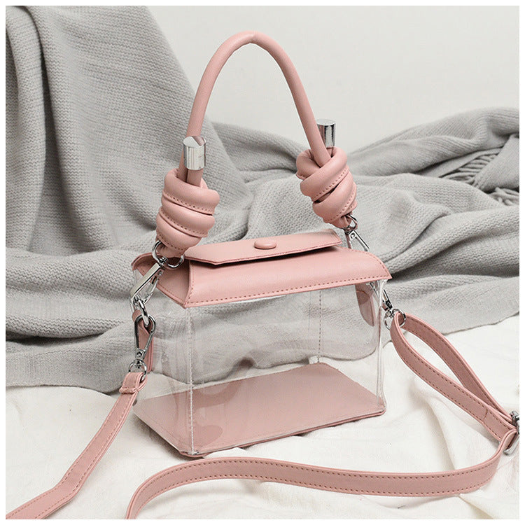 Kylethomasw PVC Jelly Luxury Women Design Handbags Crossbody Wallets Bag  2022 High Quality Girls Female Shopper Fashion Transparent Box Bag