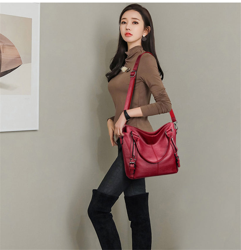 Kylethomasw  Women Handbag Leather Luxury Women Bag Designer Big Capacity Shopper Shoulder Bags sac Ladies Tote Crossbody Bag For Women