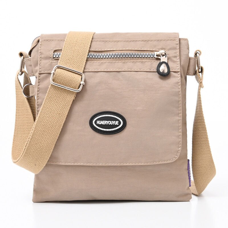 Kylethomasw Nylon Waterproof Ladies Shoulder Bags Female Handbag Multi Pockets Women Crossbody Bags Retro Messenger Bag for Women Coin Purse