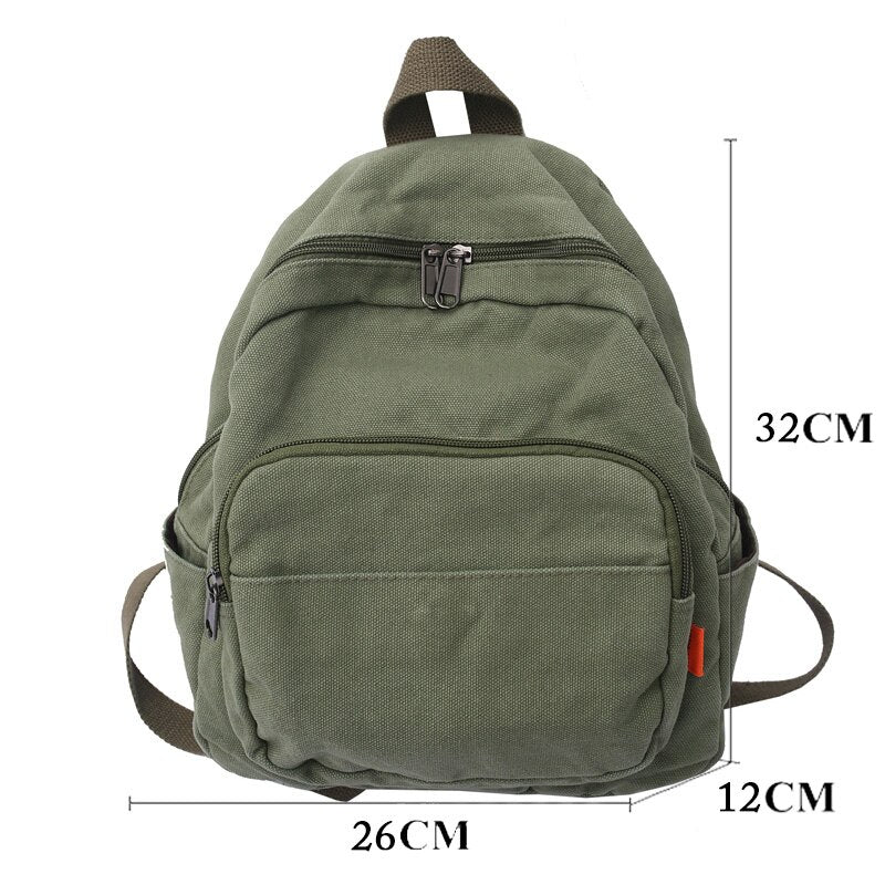 New Women Backpack Waterproof Men Nylon Color Contrast Schoolbag Multi Pocket Book Bag Laptop Unisex Solid Color Insert Buckle