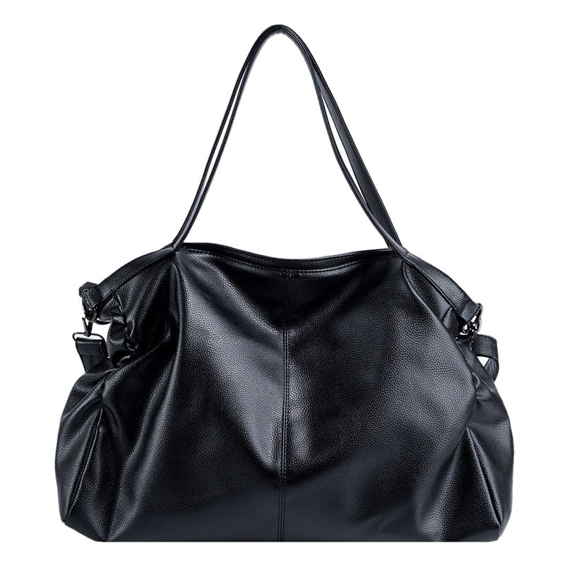Soft Lychee Pattern Leather Shoulder Bags for Women New 2022 Large Ladies Hand Bags Casual Roomy Daily Use Big Crossbody Bag Sac