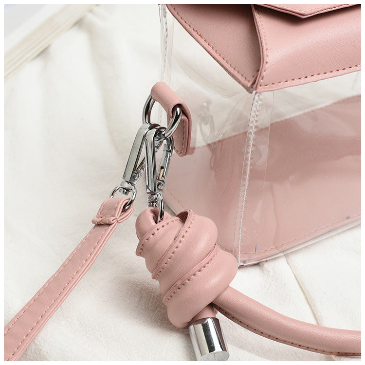 Kylethomasw PVC Jelly Luxury Women Design Handbags Crossbody Wallets Bag  2022 High Quality Girls Female Shopper Fashion Transparent Box Bag