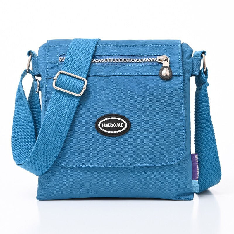 Kylethomasw Nylon Waterproof Ladies Shoulder Bags Female Handbag Multi Pockets Women Crossbody Bags Retro Messenger Bag for Women Coin Purse