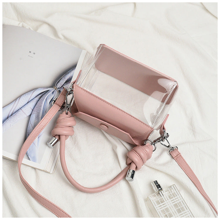 Kylethomasw PVC Jelly Luxury Women Design Handbags Crossbody Wallets Bag  2022 High Quality Girls Female Shopper Fashion Transparent Box Bag