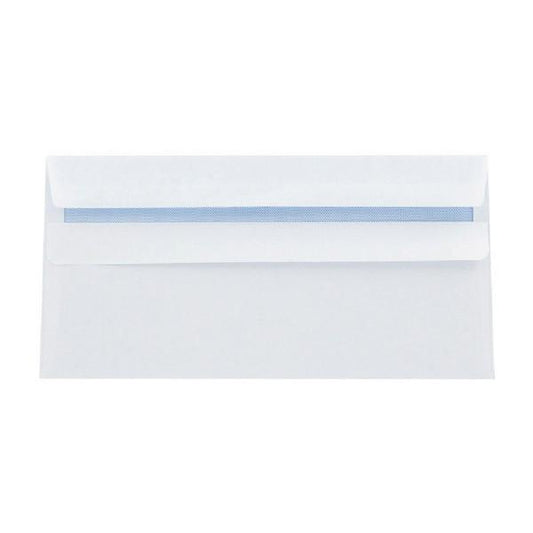 Supreme DL Envelopes 80gsm Plain Peel and Seal White (Pack of 1000)