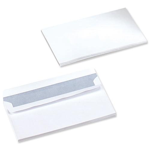 Supreme DL Envelopes 80gsm Plain Peel and Seal White (Pack of 40)
