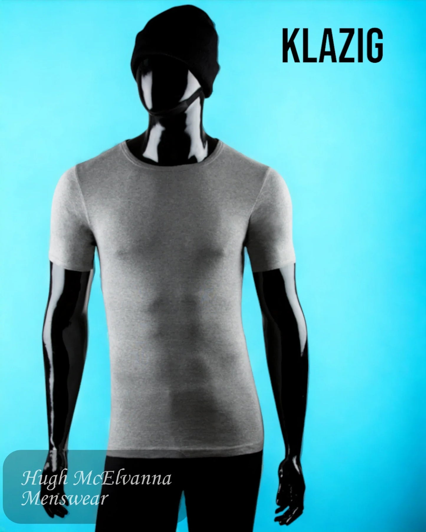 Klazig Round Neck T-Shirt 5058 - Grey