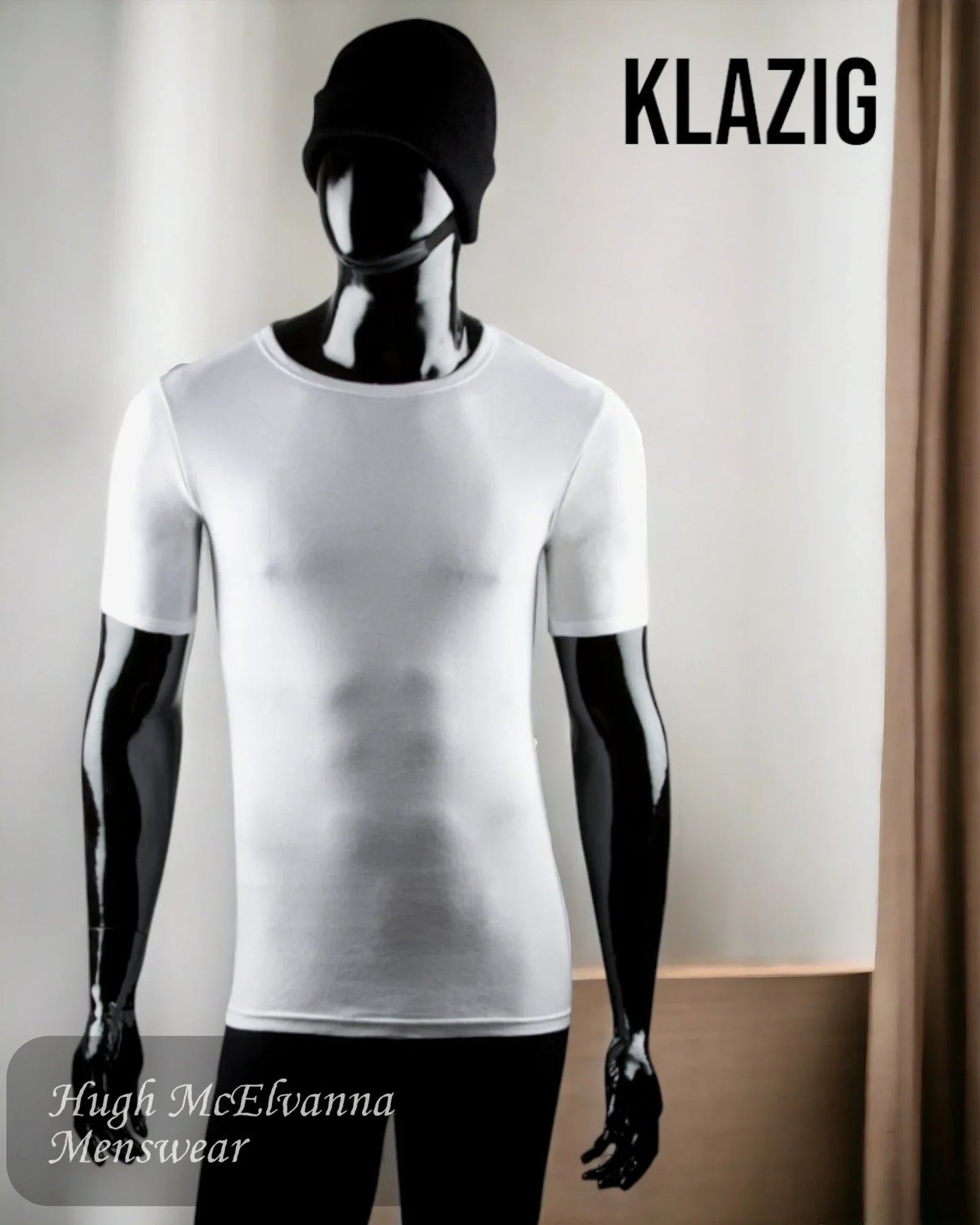 Klazig Round Neck T-Shirt 5058 - White