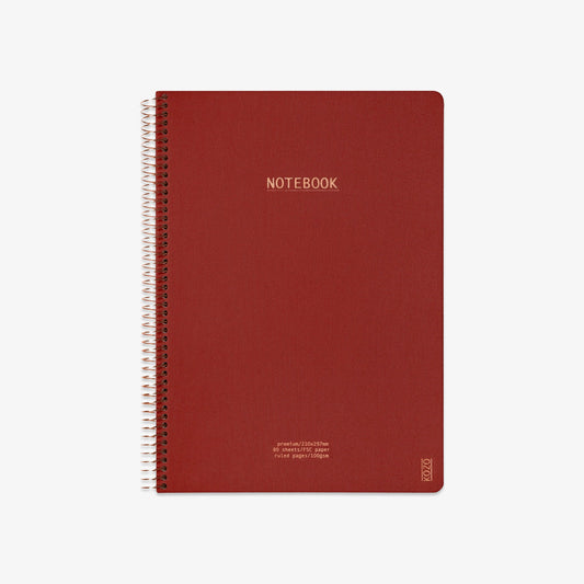 KOZO SPIRAL-BOUND NOTEBOOK A4 // BRIC