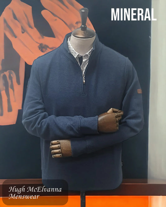 Mineral INDIGO Kentucky Quarter Zip