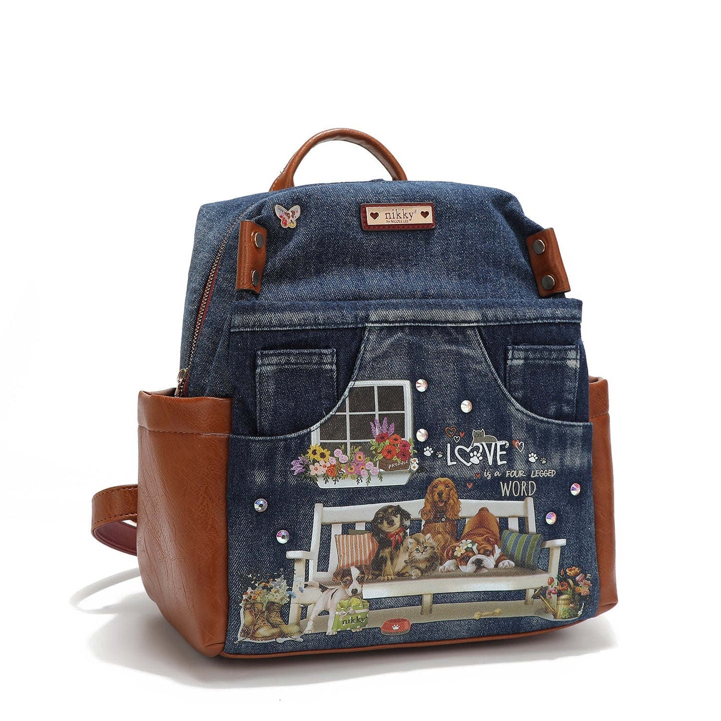 MOCHILA DENIM ONE HAPPY FAMILY
