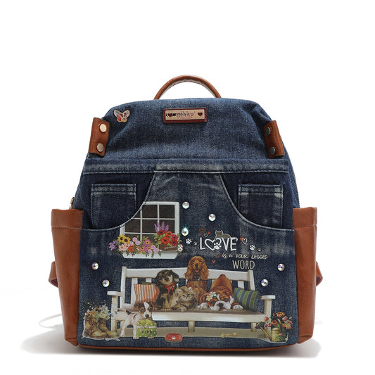 MOCHILA DENIM ONE HAPPY FAMILY