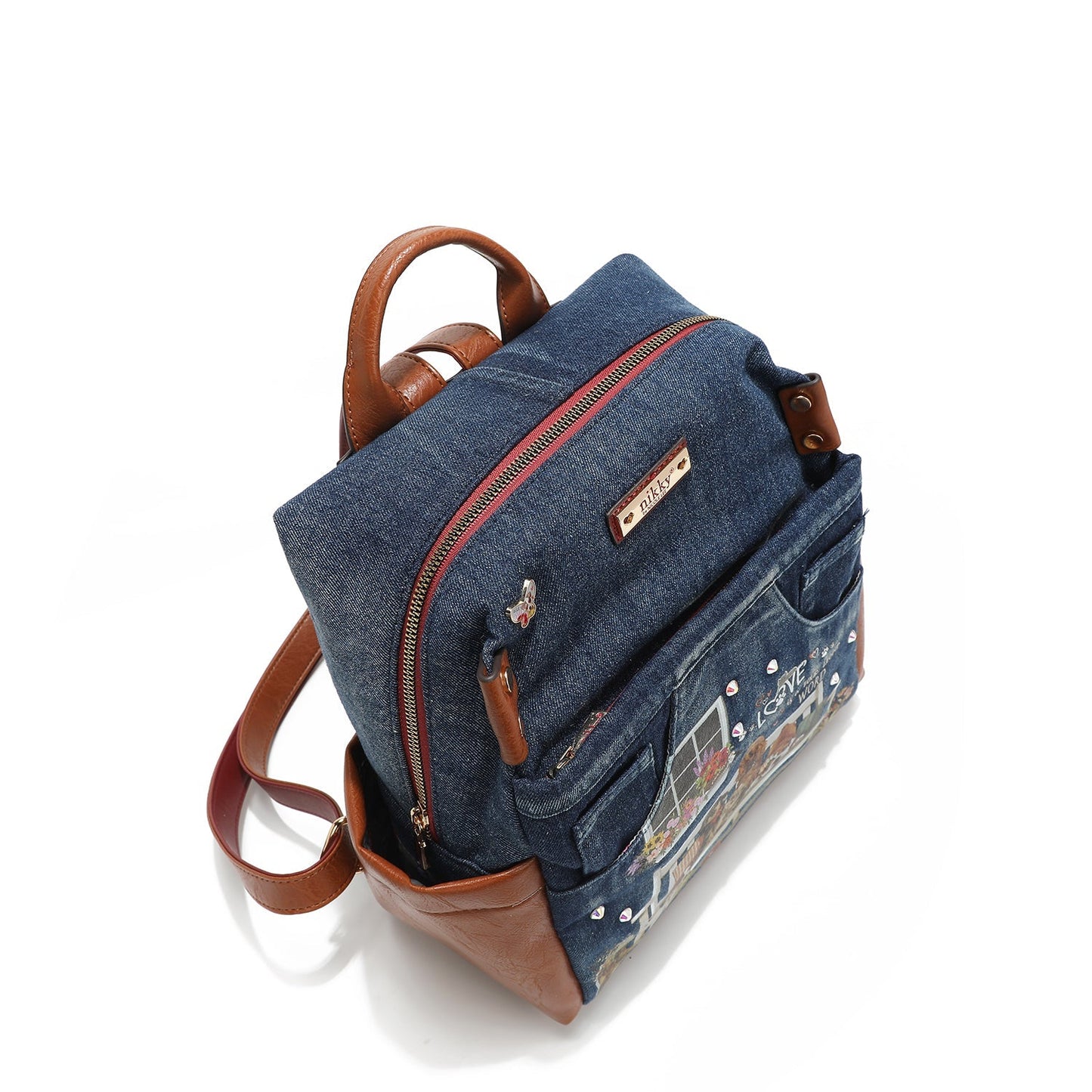 MOCHILA DENIM ONE HAPPY FAMILY
