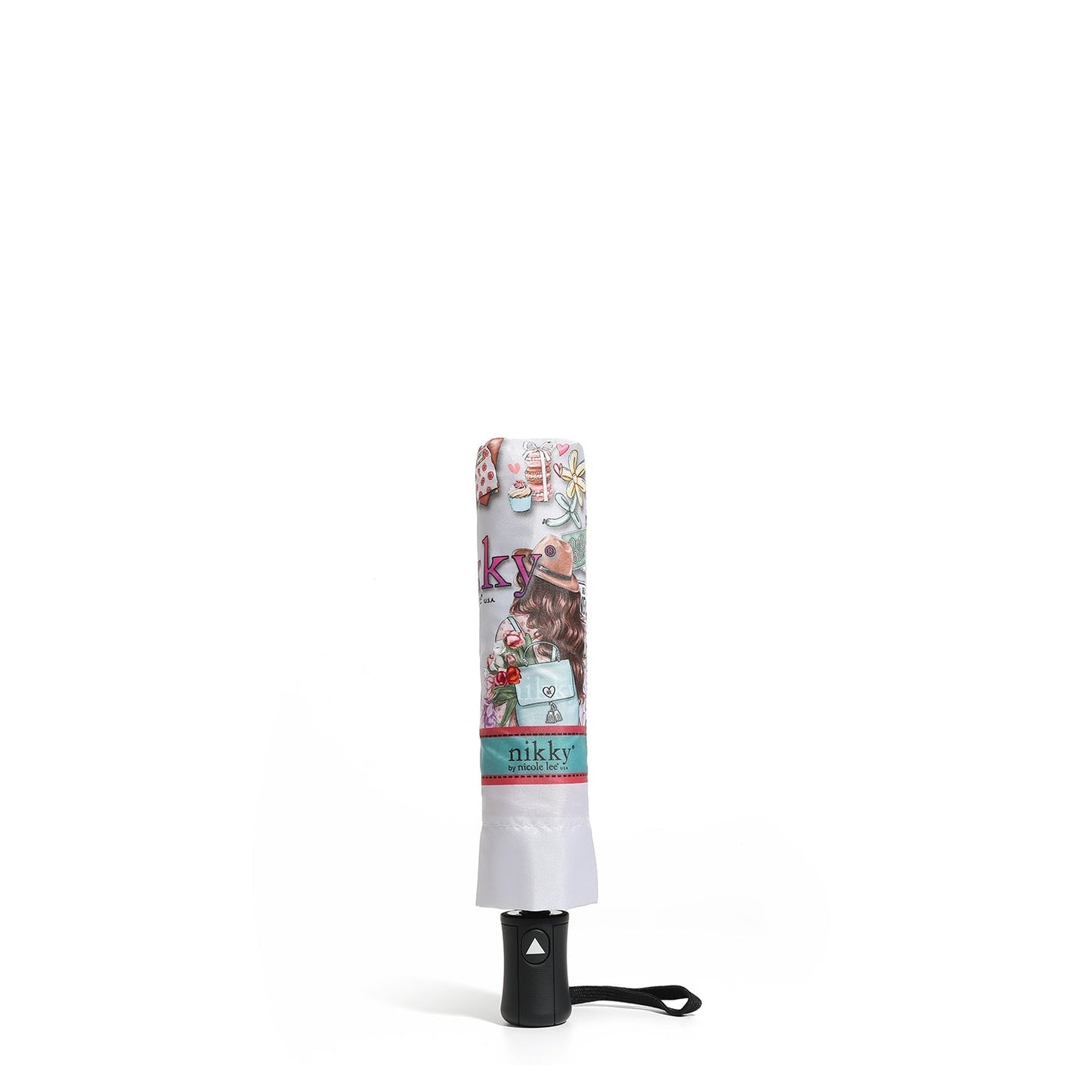 PARAGUAS PORTABLE CON IMPRESI篓庐N NIKKY WORLD