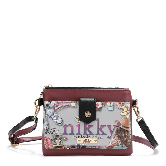 BANDOLERA COMPACTA ZIP AND SNAP NIKKY WORLD