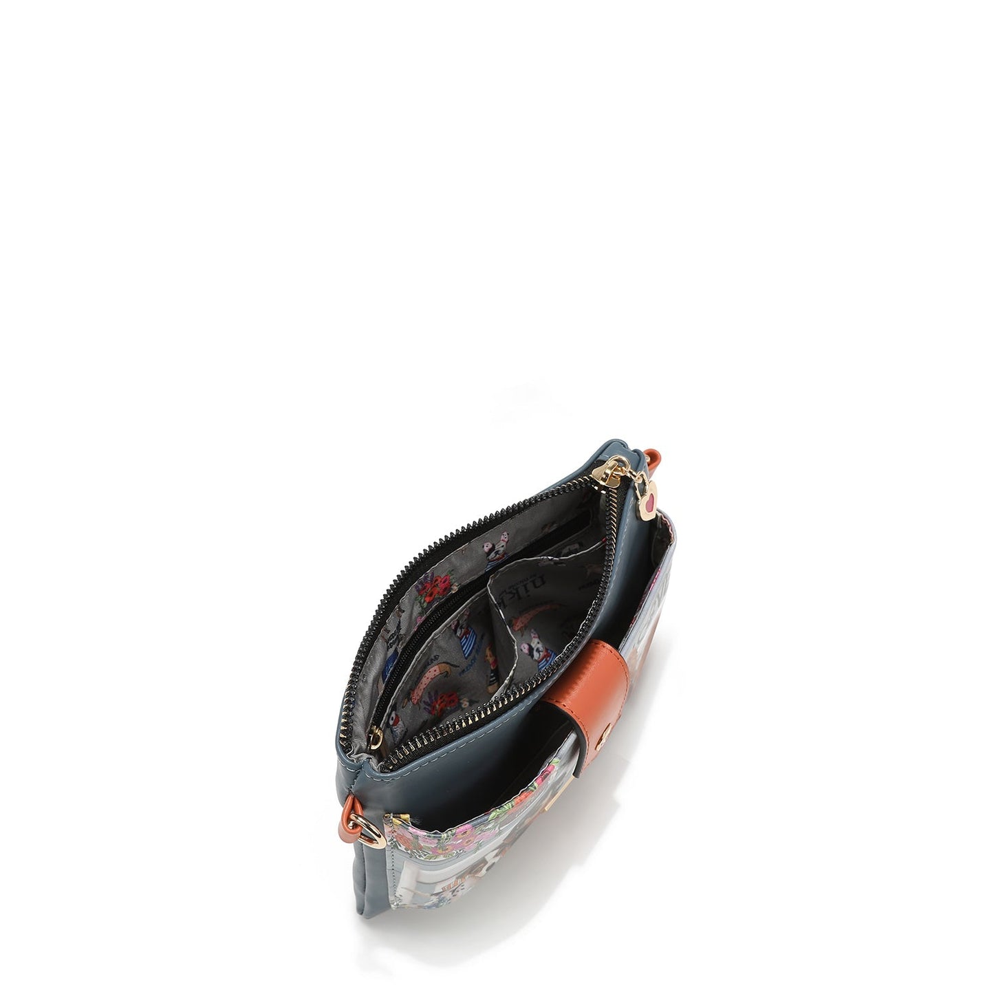 BANDOLERA COMPACTA ZIP AND SNAP NIKKY WORLD