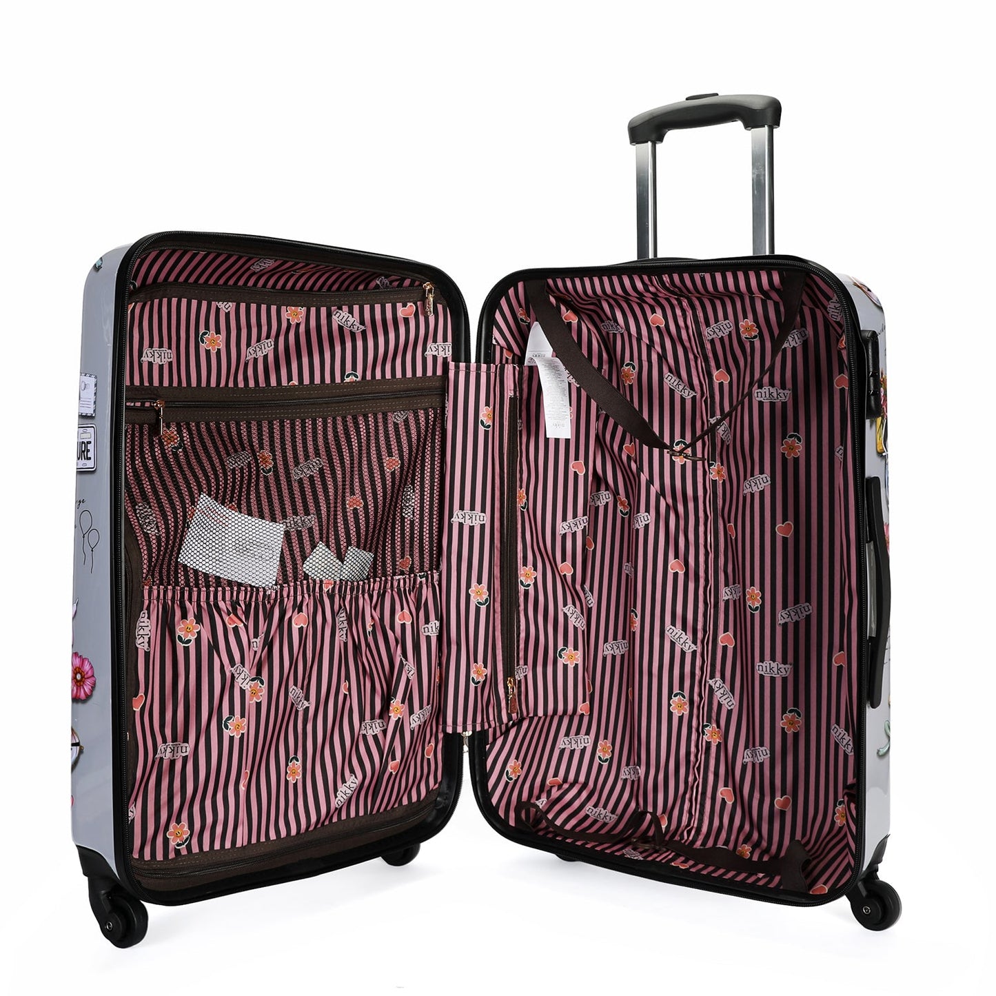 MALETA DE CABINA DE PLASTICO ABS ONE HAPPY FAMILY