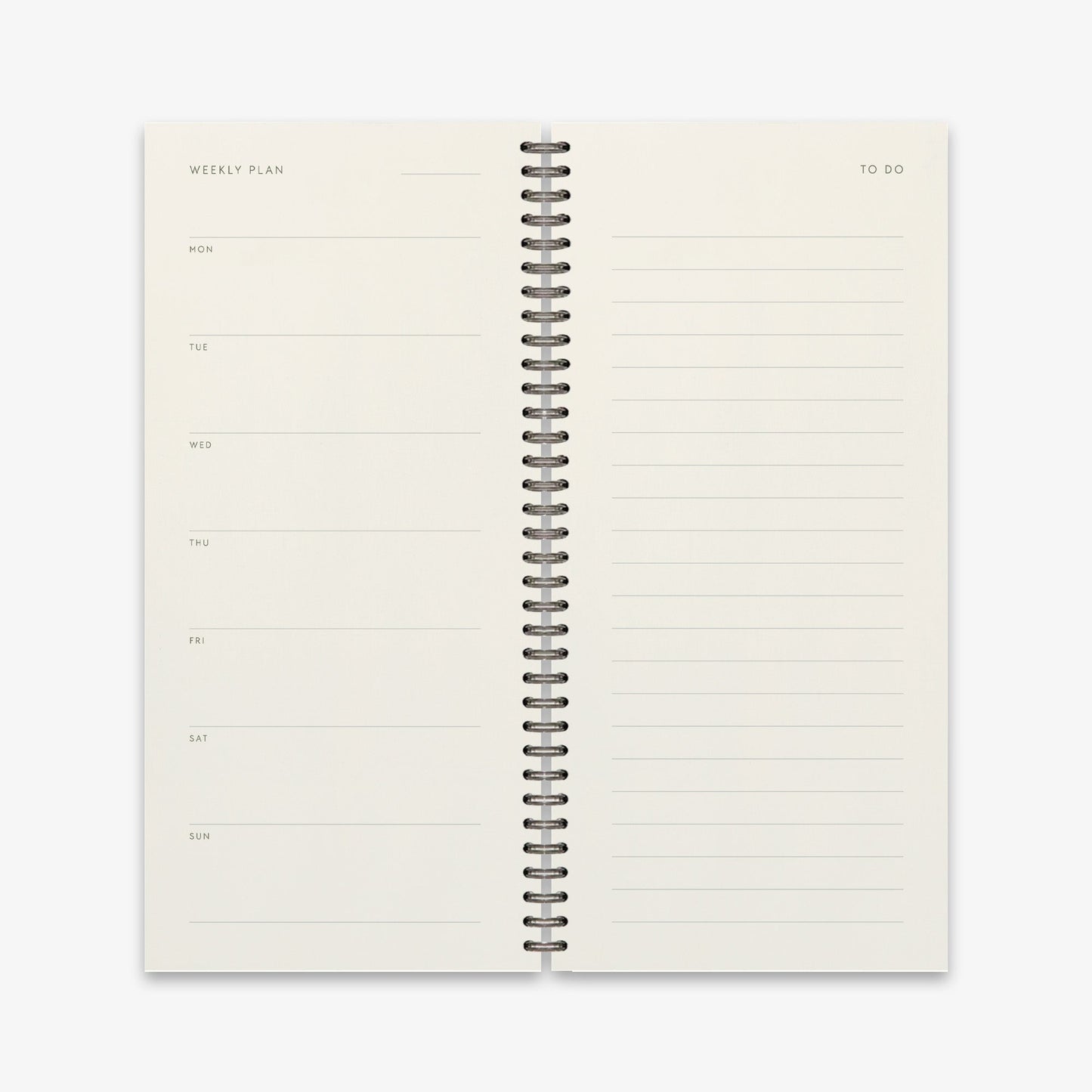 WIRE-O WEEKLY PLANNER NOTEBOOK