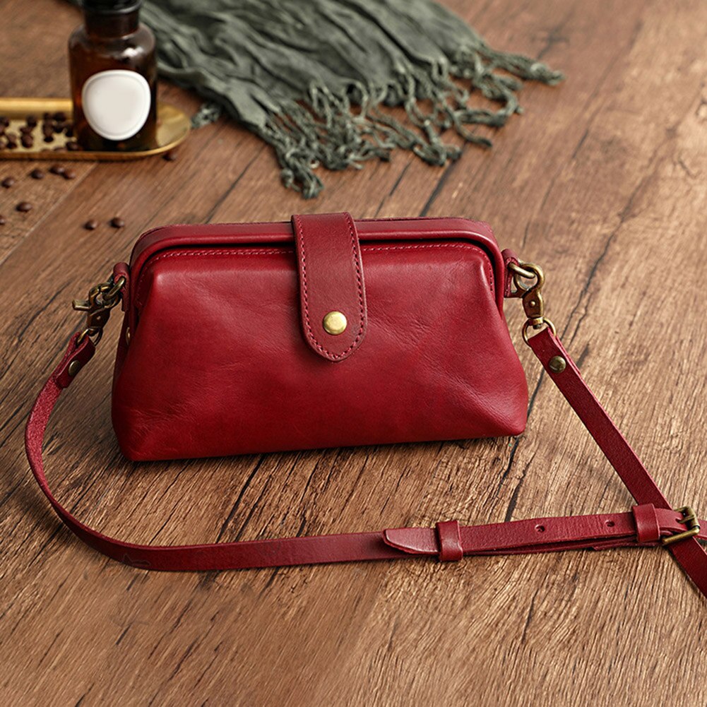 Women 's Bag Retro Exquisite PU Leather Zipper Shoulder Messenger Bag Lady Solid Color Luxury Brand Designer Handbags