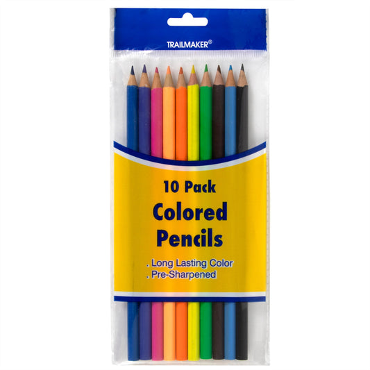 10 Pack Of Colored Pencils