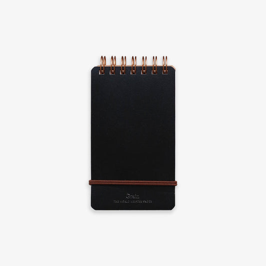 SPIRAL-BOUND NOTEPAD // BLACK
