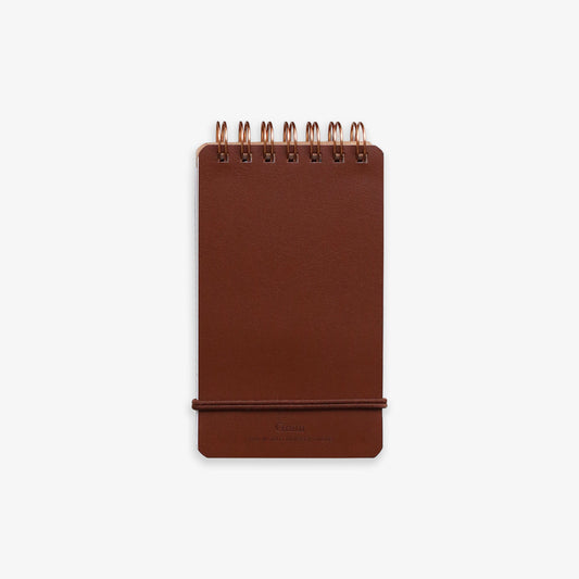 SPIRAL-BOUND NOTEPAD // BROWN